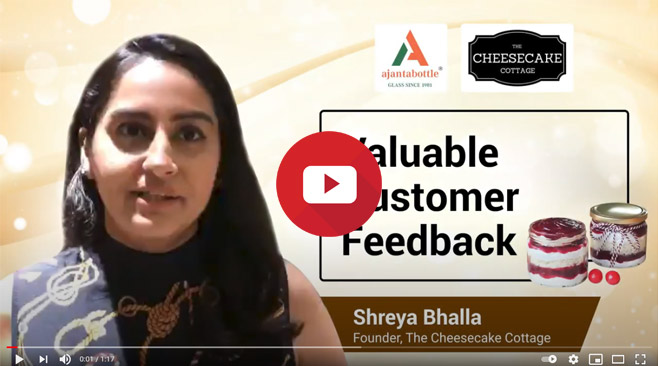Valued Pro Solutions supplies best quality glass jars at best prices- Shreya Bhalla, The Cheesecake Cottage